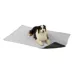 GOOPAWS Reversible Cooling Dog Mat, Self-Cooling Pet Blanket for Dogs, Indoor & Outdoor Use, Grey image thumbnail 1