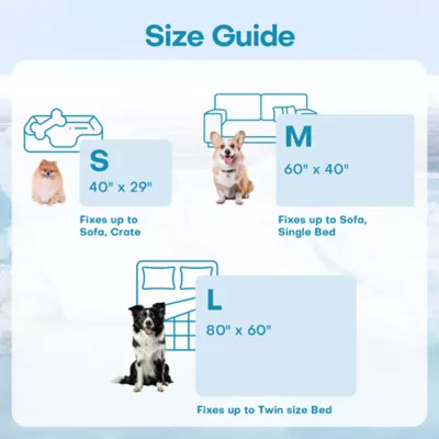 GOOPAWS Waterproof Cooling Dog Mat, Self-Cooling Pet Blanket for Dogs, Non-Slip Design, Blue - Image 8