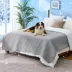 GOOPAWS Waterproof Cooling Dog Mat, Self-Cooling Pet Blanket for Dogs, Non-Slip Design, Light Grey image thumbnail 2