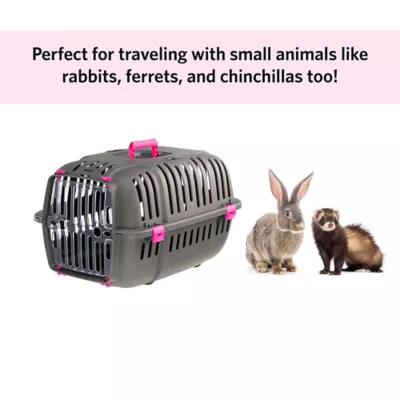 Midwest Homes for Pets Jet Travel Carrier W/ Built-In Pink Handle & Clear Door for Visibility - Image 6