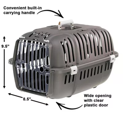 Midwest Homes for Pets Jet Travel Carrier W/ Built-In Grey Handle & Clear Door for Visibility - Image 4