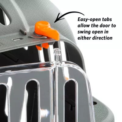 Midwest Homes for Pets Jet Travel Carrier W/ Built-In Orange Handle & Clear Door for Visibility - Image 2