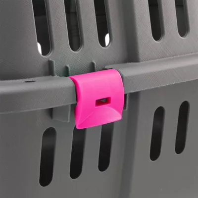 Midwest Homes for Pets Jet Travel Carrier W/ Built-In Pink Handle & Clear Door for Visibility - Image 3