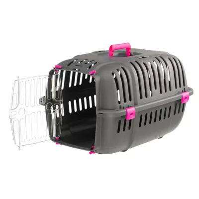 Midwest Homes for Pets Jet Travel Carrier W/ Built-In Pink Handle & Clear Door for Visibility - Image 5