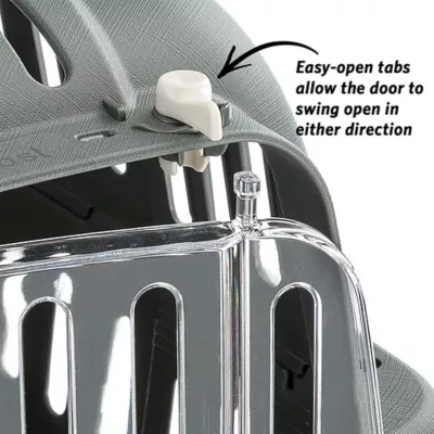 Midwest Homes for Pets Jet Travel Carrier W/ Built-In Grey Handle & Clear Door for Visibility - Image 3