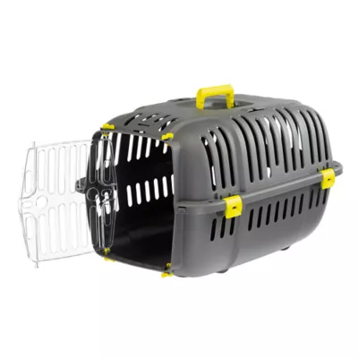 Midwest Homes for Pets Jet Travel Carrier W/ Built-In Yellow Handle & Clear Door for Visibility - Image 2