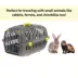 Midwest Homes for Pets Jet Travel Carrier W/ Built-In Yellow Handle & Clear Door for Visibility image thumbnail 7