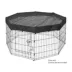 Midwest® Exercise Pen Durable Mesh Top/Sunshade, Secure Jumping & Climbing Pets, Octagon image thumbnail 2