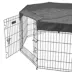 Midwest® Exercise Pen Durable Mesh Top/Sunshade, Secure Jumping & Climbing Pets, Octagon image thumbnail 5