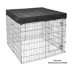 Midwest® Exercise Pen Durable Mesh Top/Sunshade, Secure Jumping & Climbing Pets, Square image thumbnail 2