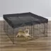 Midwest® Exercise Pen Durable Mesh Top/Sunshade, Secure Jumping & Climbing Pets, Square image thumbnail 3