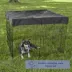 Midwest® Exercise Pen Durable Mesh Top/Sunshade, Secure Jumping & Climbing Pets, Square image thumbnail 5