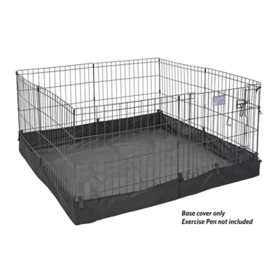 Midwest® Exercise Pen Durable Canvas Bottom, Protect Flooring From Accidents & Scracthes, Square - Image 2