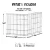 Midwest® Exercise Pen Add-On Panels, Includes Two Add-On Panels image thumbnail 3