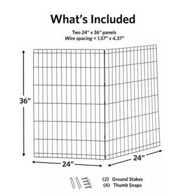 Midwest® Exercise Pen Add-On Panels, Includes Two Add-On Panels - Image 2