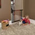 Midwest® Pet Gate W/ Graphite Steel Frame & Decorative Wood, Safety Latch W/ One-Handed Operation image thumbnail 3