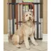 Midwest® Pet Gate W/ Graphite Steel Frame & Decorative Wood, Safety Latch W/ One-Handed Operation image thumbnail 2