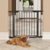 Midwest® Durable Steel Pet Gate W/ Safe & Secure Latch, Easy Installation, Graphite image thumbnail 2