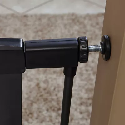 Midwest® Durable Steel Pet Gate W/ Safe & Secure Latch, Easy Installation, Graphite - Image 4