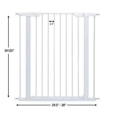 Midwest® Durable Steel Pet Gate W/ Safe & Secure Latch, Easy Installation, White - Image 5