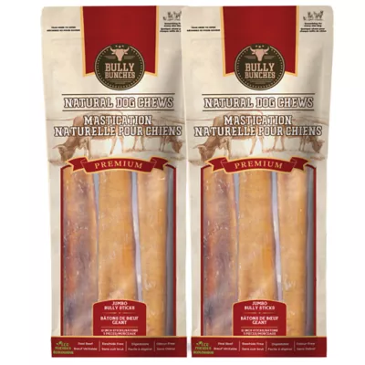 Bully Bunches - 12 Inch Jumbo Bully Stick, 3 Packs, 3 count each - Image 1
