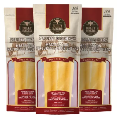 Bully Bunches - Small Himalayan Yak Chew, 3 Packs, 2 count each - Image 1