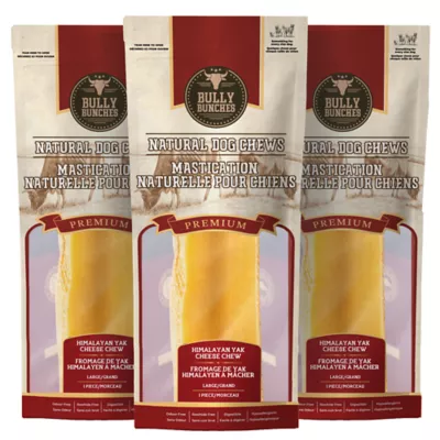 Bully Bunches Himalayan Yak Chew, 3 Packs, 1 count each - Image 1