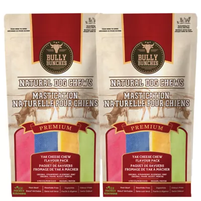 Bully Bunches - Himalayan Yak Chew Flavor Pack, 2 Packs, 4 count each - Image 1