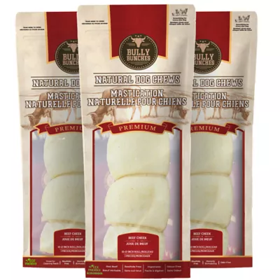 Bully Bunches - 10-12 Inch Beef Cheek Roll, 3 Packs, 1 count each - Image 1