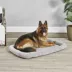 Midwest® QuietTime Deluxe Diamond Stitch Pet Bolster Bed, Machine Washable & Durable, Grey image thumbnail 3