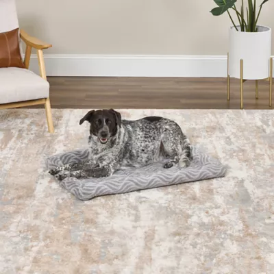 Midwest® QuietTime Deluxe Wave Bolster Bed For Pets, Machine Washable & Dryable, Gray - Image 3