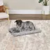 Midwest® QuietTime Deluxe Wave Bolster Bed For Pets, Machine Washable & Dryable, Gray image thumbnail 3