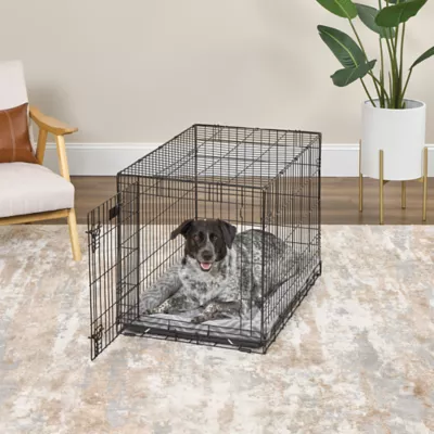 Midwest® QuietTime Deluxe Wave Bolster Bed For Pets, Machine Washable & Dryable, Gray - Image 4