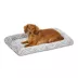 Midwest® QuietTime Deluxe Wave Bolster Bed For Pets, Machine Washable & Dryable, Gray image thumbnail 1