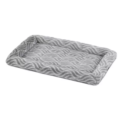 Midwest® QuietTime Deluxe Wave Bolster Bed For Pets, Machine Washable & Dryable, Gray - Image 2