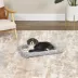 Midwest® QuietTime Deluxe Wave Bolster Bed For Pets, Machine Washable & Dryable, Gray image thumbnail 3