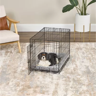 Midwest® QuietTime Deluxe Wave Bolster Bed For Pets, Machine Washable & Dryable, Gray - Image 4
