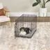 Midwest® QuietTime Deluxe Wave Bolster Bed For Pets, Machine Washable & Dryable, Gray image thumbnail 4