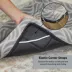 Midwest® QuietTime Deluxe Wave Bolster Bed For Pets, Machine Washable & Dryable, Gray image thumbnail 5