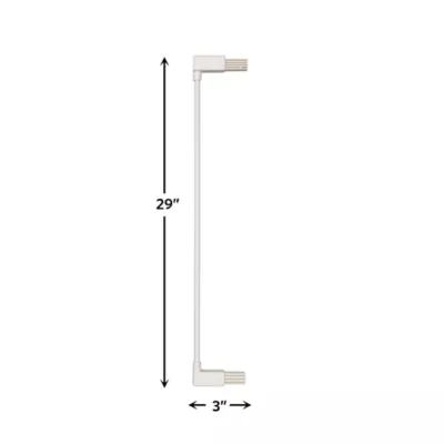 Midwest® Steel Pet Gate Extension For 29 Inch Tall Durable Gate, Lead-Free & Chew Proof, White - Image 4