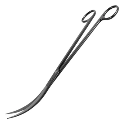 Fluval® Curved Scissors for Aquascaping & Plant Care - Carbonized Stainless Steel - 9.8 inches - Image 2