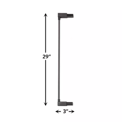 Midwest® Steel Pet Gate Extension For 29 Inch Tall Durable Gate, Lead-Free & Chew Proof, Graphite - Image 3