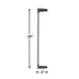 Midwest® Steel Pet Gate Extension For 29 Inch Tall Durable Gate, Lead-Free & Chew Proof, Graphite image thumbnail 3