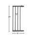 Midwest® Steel Pet Gate Extension For 29 Inch Tall Durable Gate, Lead-Free & Chew Proof, Graphite image thumbnail 2