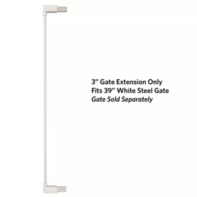 Midwest® Steel Pet Gate Extension For 39 Inch Tall Durable Gate, Lead-Free & Chew Proof, White - Image 2