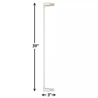 Midwest® Steel Pet Gate Extension For 39 Inch Tall Durable Gate, Lead-Free & Chew Proof, White - Image 3