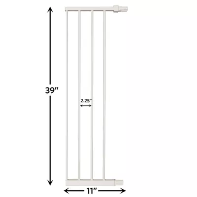 Midwest® Steel Pet Gate Extension For 39 Inch Tall Durable Gate, Lead-Free & Chew Proof, White - Image 3