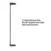 Midwest® Steel Pet Gate Extension For 39 Inch Tall Durable Gate, Lead-Free & Chew Proof, Graphite image thumbnail 2