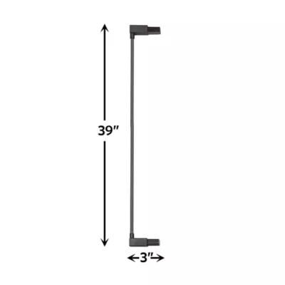 Midwest® Steel Pet Gate Extension For 39 Inch Tall Durable Gate, Lead-Free & Chew Proof, Graphite - Image 3