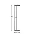 Midwest® Steel Pet Gate Extension For 39 Inch Tall Durable Gate, Lead-Free & Chew Proof, Graphite image thumbnail 3